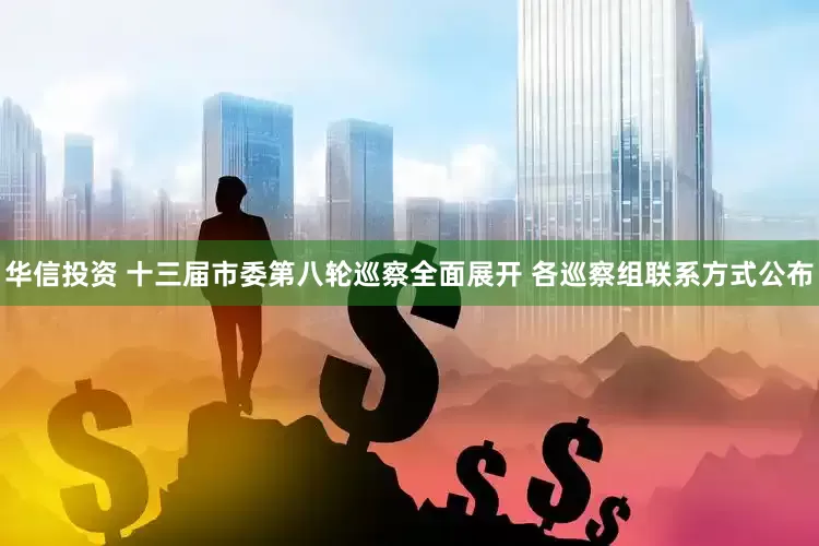 华信投资 十三届市委第八轮巡察全面展开 各巡察组联系方式公布