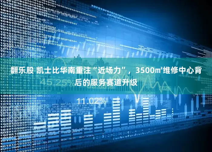 翻乐股 凯士比华南重注“近场力”，3500㎡维修中心背后的服务赛道升级