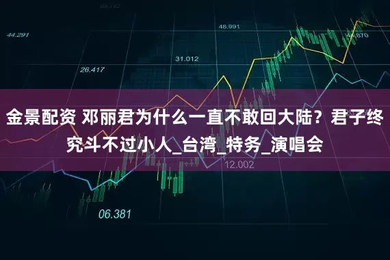 金景配资 邓丽君为什么一直不敢回大陆？君子终究斗不过小人_台湾_特务_演唱会