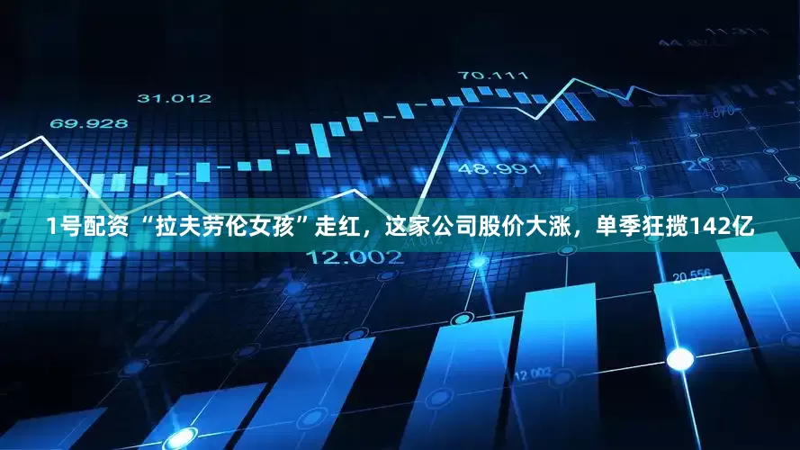 1号配资 “拉夫劳伦女孩”走红，这家公司股价大涨，单季狂揽142亿