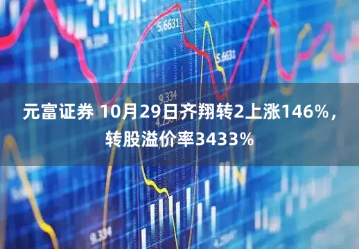 元富证券 10月29日齐翔转2上涨146%，转股溢价率3433%
